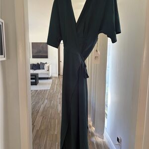 Leith Dark Green Maxi Dress
